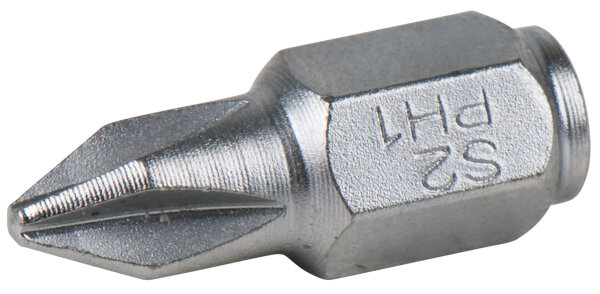 1/4" Mini-Bit für Kreuz-Schlitz-Schrauben PH 2, 18 mm