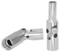 3/8" CHROMEplus® 12-kant-Stecknuss mit Gelenk, 10 mm