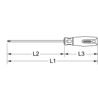 BERYLLIUMplus Schraubendreher Kreuzschlitz PH1, 50 mm