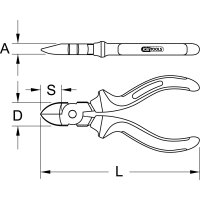 BERYLLIUMplus Seitenschneider 200 mm