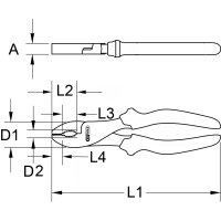 BERYLLIUMplus Gasrohrzange 210 mm