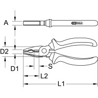 BERYLLIUMplus Kombinationszange 160 mm