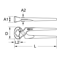 BERYLLIUMplus Kneifzange 230 mm