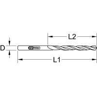 BERYLLIUMplus Spiralbohrer Ø 8 mm