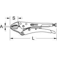 BRONZEplus Funkenfreie Gripzange, 254 mm