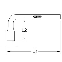 BRONZEplus Steckschlüssel, 11mm für Vierkantschrauben