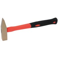 BRONZEplus Schlosserhammer 400 g, mit Fiberglasstiel