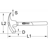 BRONZEplus Maurerhammer, 700g