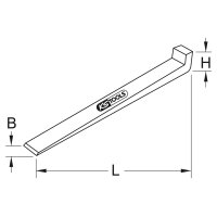 BRONZEplus Nasenkeil 340x20x40x20x20 mm