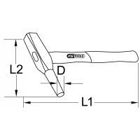 BRONZEplus Durchtreiber, 8mm