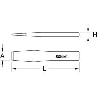 BRONZEplus Flachmeißel,20mm,150mm