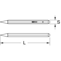 BRONZEplus Spitzmeißel, 200mm