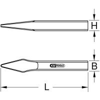 BRONZEplus Betonmeißel, 380mm