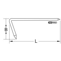 BRONZEplus Winkeldorn, Ø13 mm