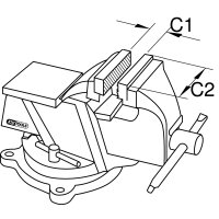 BRONZEplus Parallel-Schraubstock 130 mm