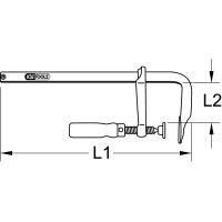 BRONZEplus Spann-Schraubzwinge 480 mm