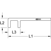 BRONZEplus Ventilhaken 16x40 mm