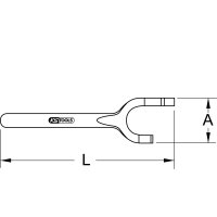 BRONZEplus Handradschlüssel Ø 48x80 mm