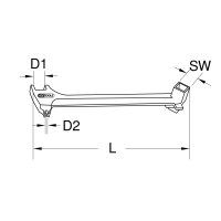 BRONZEplus Fassschlüssel universal 380 mm