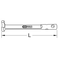 BRONZEplus Klauenschlüssel ohne Drehstift 16 mm