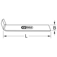 BRONZEplus Winkelschaber 200 mm