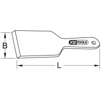 BRONZEplus Spritzkabinenschaber 235 mm