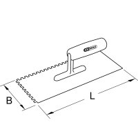 BRONZEplus Glättkelle 120 mm