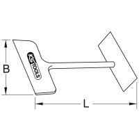 BRONZEplus Plattenschaber 125 mm