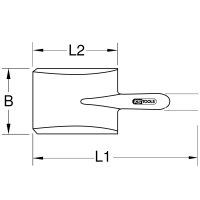 BRONZEplus Spaten, D-Stiel