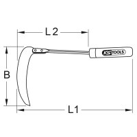 BRONZEplus Sichel 250 mm