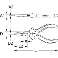 TITANplus Telefonzange, 170mm