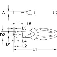 TITANplus Universalzange, 200mm