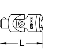 3/8" TITANplus Kardangelenk