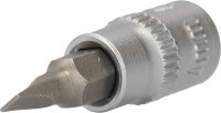 1/4" Schlitz Bit-Stecknuss, 0,8 x 4 mm