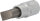 1/4" Schlitz Bit-Stecknuss, 1,2 x 6,5 mm