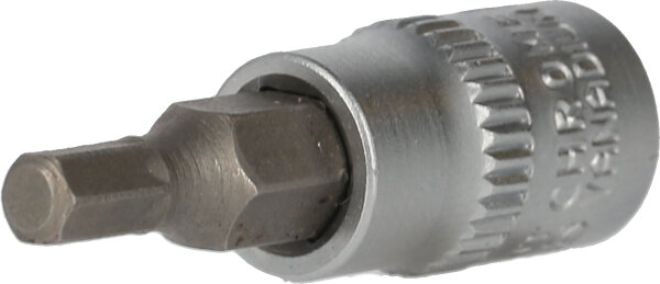 1/4" Innensechskant Bit-Stecknuss, 4 mm