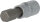 1/4&quot; Innensechskant Bit-Stecknuss, 8 mm