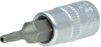 1/4" Torx-Bit-Stecknuss, mit Stirnlochbohrung, TB9