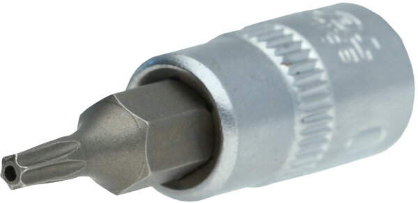 1/4" Torx-Bit-Stecknuss, mit Stirnlochbohrung, TB10