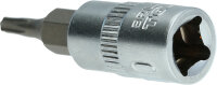 1/4" Torx-Bit-Stecknuss, mit Stirnlochbohrung, TB10