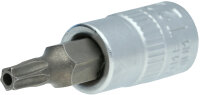 1/4" Torx-Bit-Stecknuss, mit Stirnlochbohrung, TB20