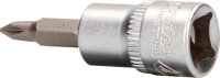 3/8" PH Kreuzschlitz Bit-Stecknuss, PH1