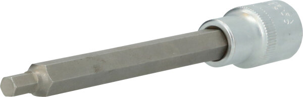 1/2" Innensechskant Bit-Stecknuss, 140 mm lang, 6 mm