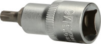 1/2" Vielzahn-Bit-Stecknuss, 55 mm lang, M6