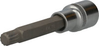 1/2" Vielzahn-Bit-Stecknuss, 100 mm lang, M10