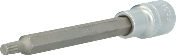 1/2" Vielzahn-Bit-Stecknuss, 140 mm lang, M6