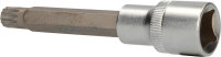 1/2" Vielzahn-Bit-Stecknuss, 140 mm lang, M10