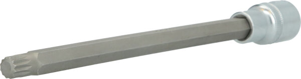 1/2" Vielzahn-Bit-Stecknuss, 200 mm lang, M10