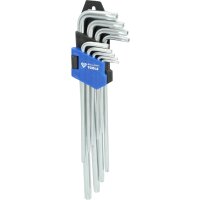 Winkelstiftschlüssel-Satz, 9-tlg, Torx®-Profil, lang