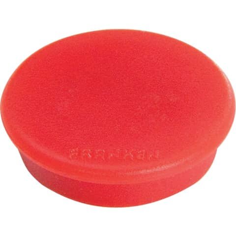 Magnet rund, 38 mm, 2500 g, 10 Stück, rot